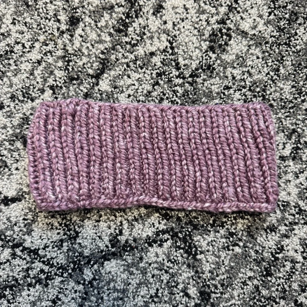 Elegant Mauve Knit Headband